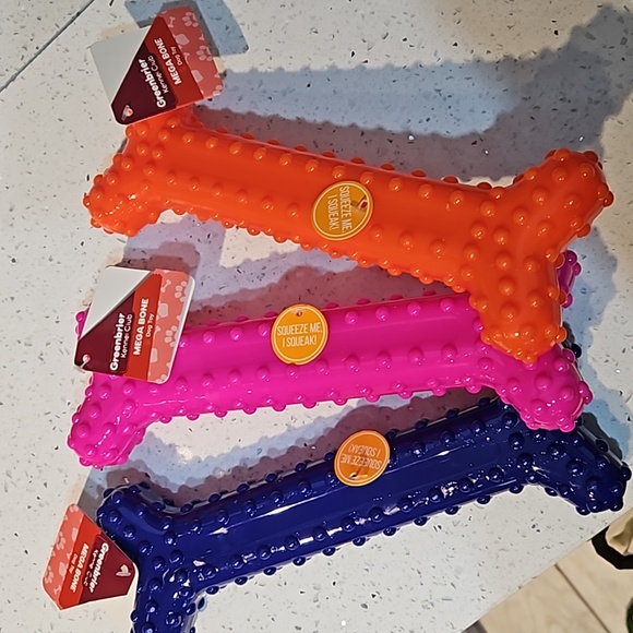MEGA BONE SQUEAKABLE DOG TOY - Picture 1 of 2